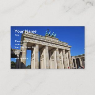 Brandenburg Gate, Berlin, Germany Business Card