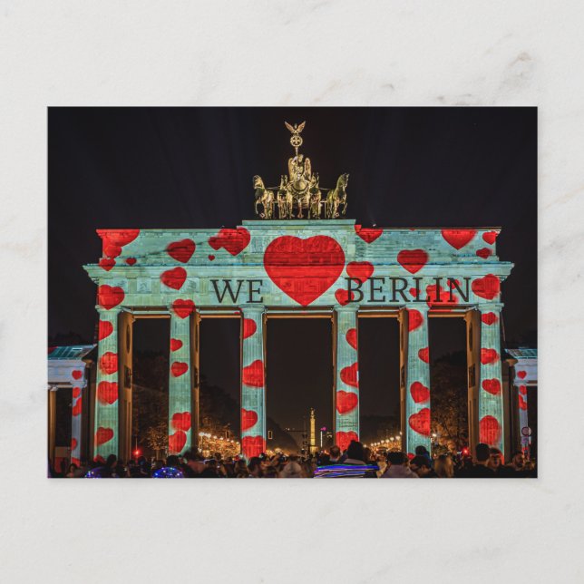 Brandenburg Gate Berlin Germany Postcard (Front)
