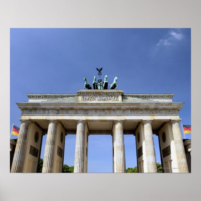 Brandenburg Gate, Berlin, Germany Poster (Front)