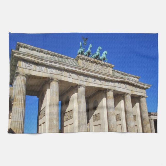 Brandenburg Gate, Berlin, Germany Tea Towel (Horizontal)