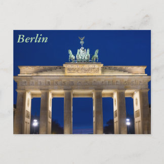 Brandenburg Gate, Berlin Postcard