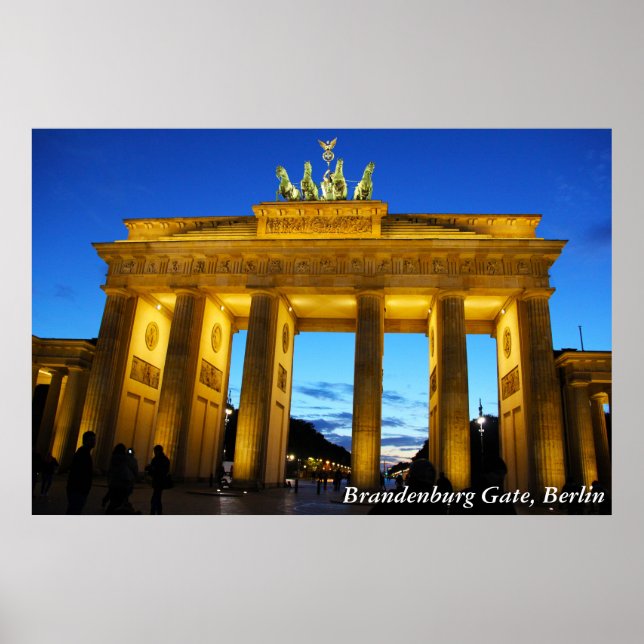 Brandenburg Gate, Berlin Poster (Front)