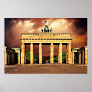 Brandenburg Gate Berlin Poster