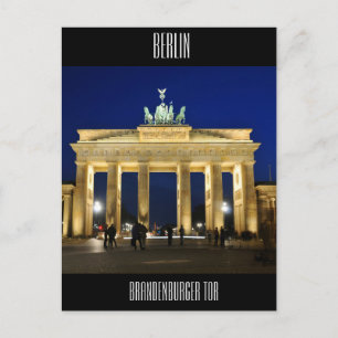 Brandenburg Gate in Berlin, Germany Postcard