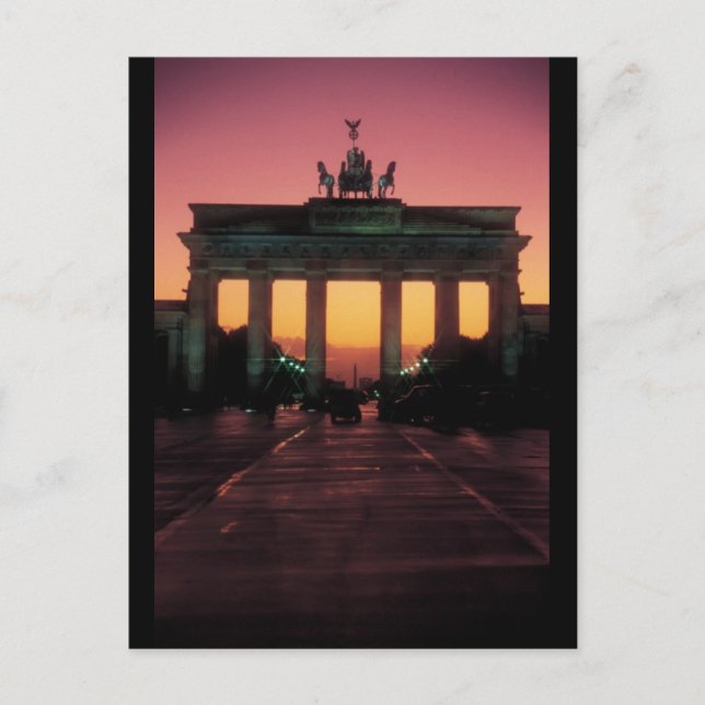Brandenburg Gate Postcard (Front)