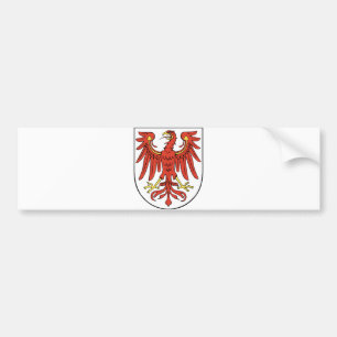 Brandenburg Official Coat of Arms Germany Symbol Bumper Sticker