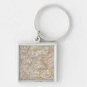 Brandenburg, Posen Atlas Map Key Ring