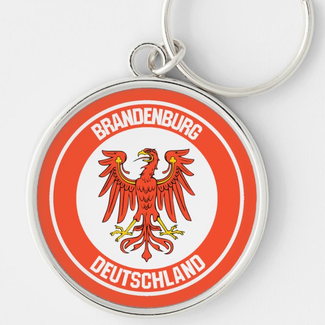 Brandenburg Round Emblem Key Ring (Front)