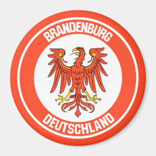 Brandenburg Round Emblem Magnet
