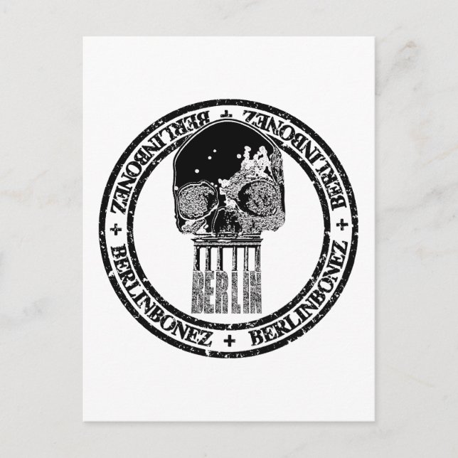 Brandenburg Skull Postcard (Front)