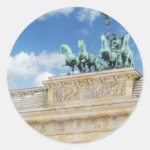 Brandenburg Tor in Berlin, Germany Classic Round Sticker