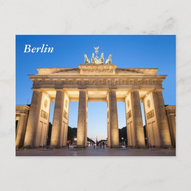 Brandenburger Tor Berlin Postcard (Front)