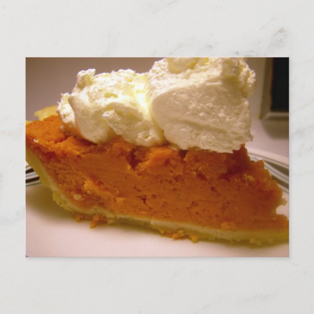 Brandied sweet potato pie postcard (Front)