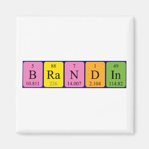 Brandin periodic table name magnet