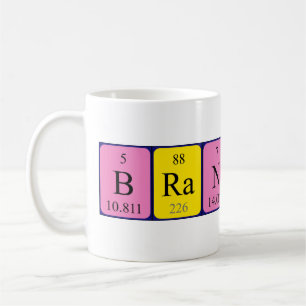 Brandin periodic table name mug
