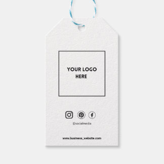 Branding Bliss: Customisable Logo Gift Tag