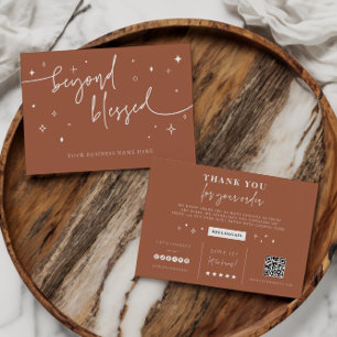 Branding Coupon Card Small Business Shop Thank you