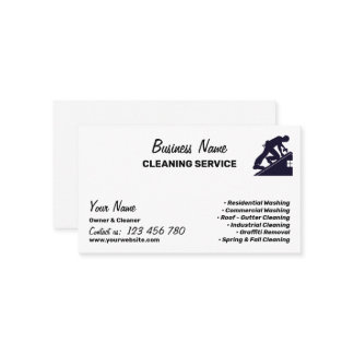 Branding For Pressure Washing Cleaning Business Business Card