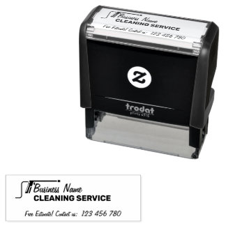 Branding For Pressure Washing Cleaning Business Self-inking Stamp