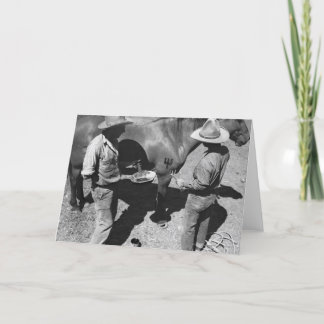 Branding horses with the pitchfork brand card