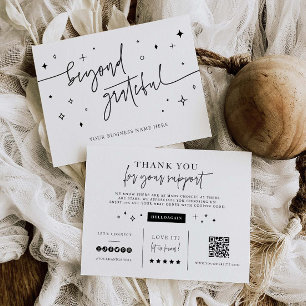 Branding Small Business Shop Thank you Coupon Card