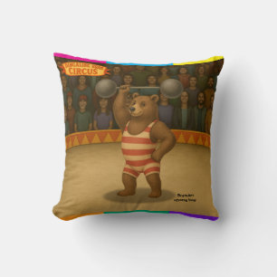 Brandon, circus strong-bear cushion