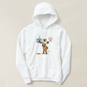 Brandon, circus strong-bear hoodie