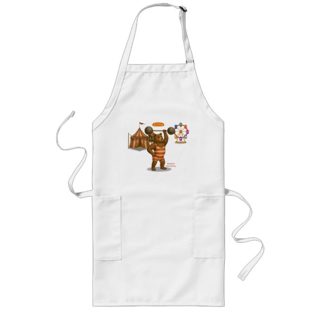 Brandon, circus strong-bear long apron (Front)