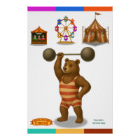 Brandon, circus strong bear