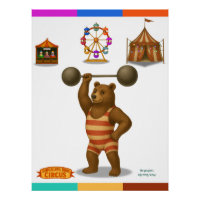 Brandon, circus strong bear