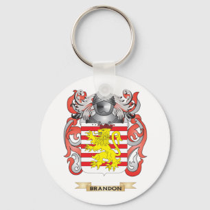 Brandon Coat of Arms (Family Crest) Key Ring