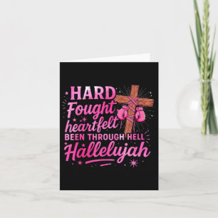 Brandon Hard Fought Hallelujah Praise Jesus Lake F Card