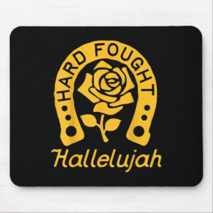 Brandon Hard Fought Hallelujah Praise Jesus Lake M Mouse Pad