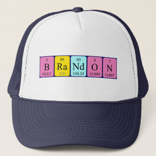 Brandon periodic table name hat
