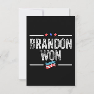 brandon won, brandon won funny, brandon won americ card