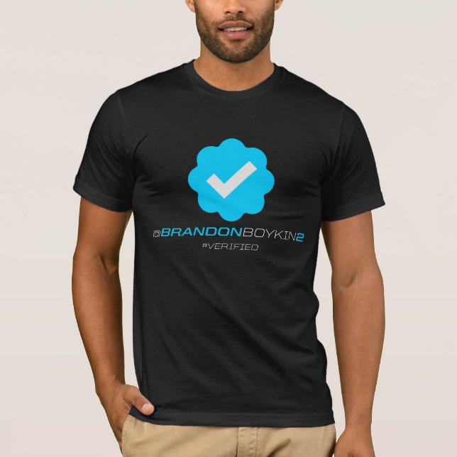 @BrandonBoykin2 - Verified - Black T-Shirt (Front)