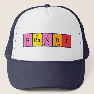Brandt periodic table name hat