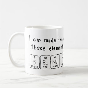 Brandt periodic table name mug