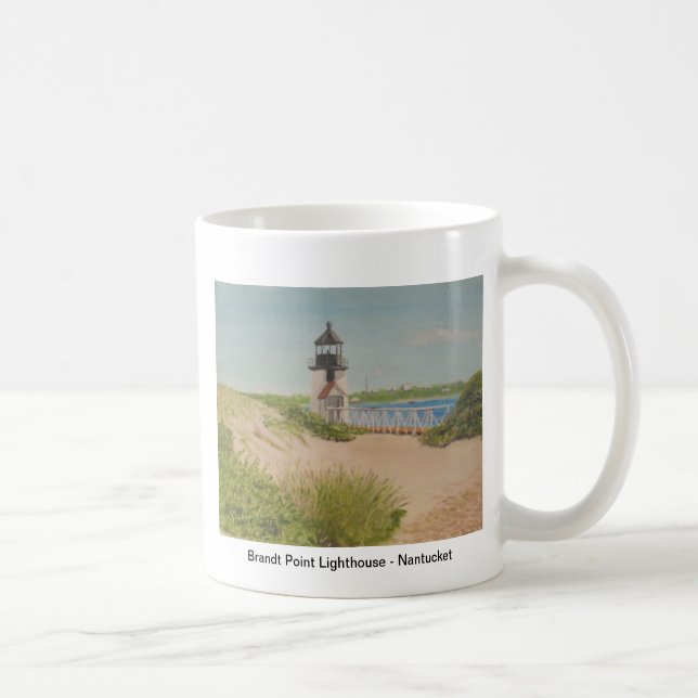 Brandt Point Lighthouse - Nantucket Coffee Mug (Right)