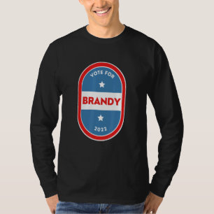 Brandy  Bartender Political Election Parody 2022 T-Shirt