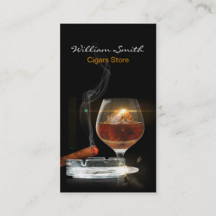 Brandy / Cigars Store Business Card