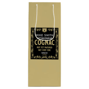 Brandy Lover Septuagenarian Birthday Wine Gift Bag