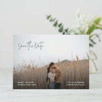 Brandy Simple Photo Modern Wedding