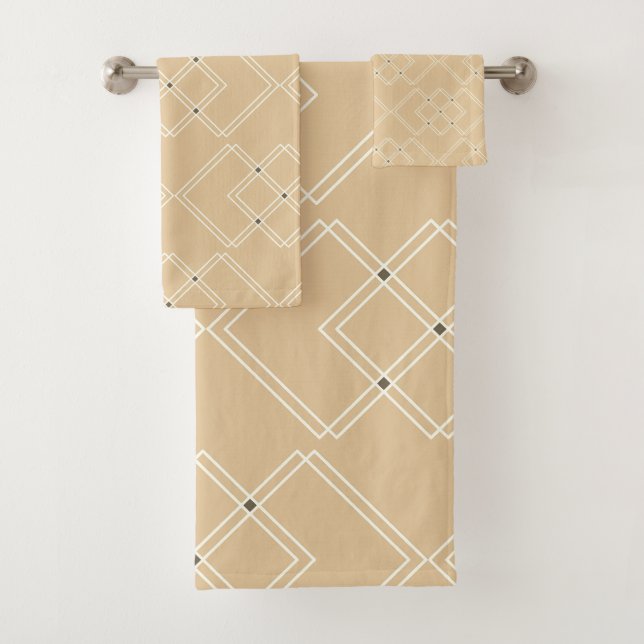 Brandy Square Layers Bath Towel Set (Insitu)