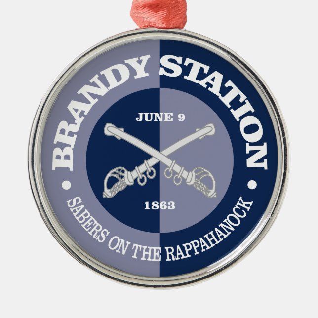 Brandy Station (B&G) Metal Tree Decoration (Front)