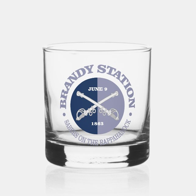 Brandy Station (B&G) Whiskey Glass (Front)