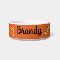 "Brandyl" Coordinated Customisable Pet Bowl