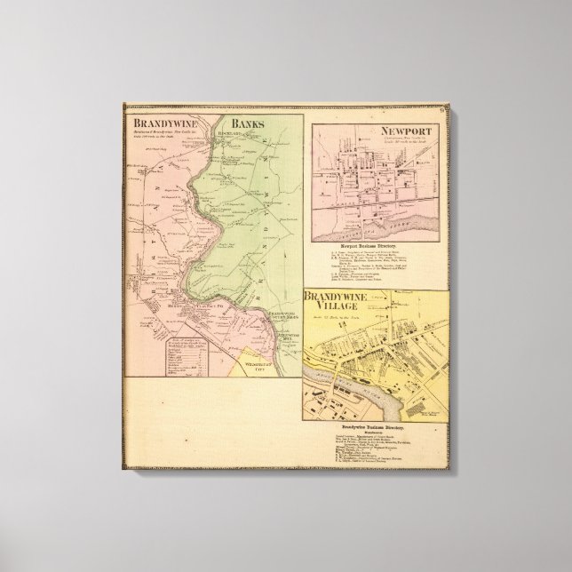 Brandywine Banks Canvas Print (Front)