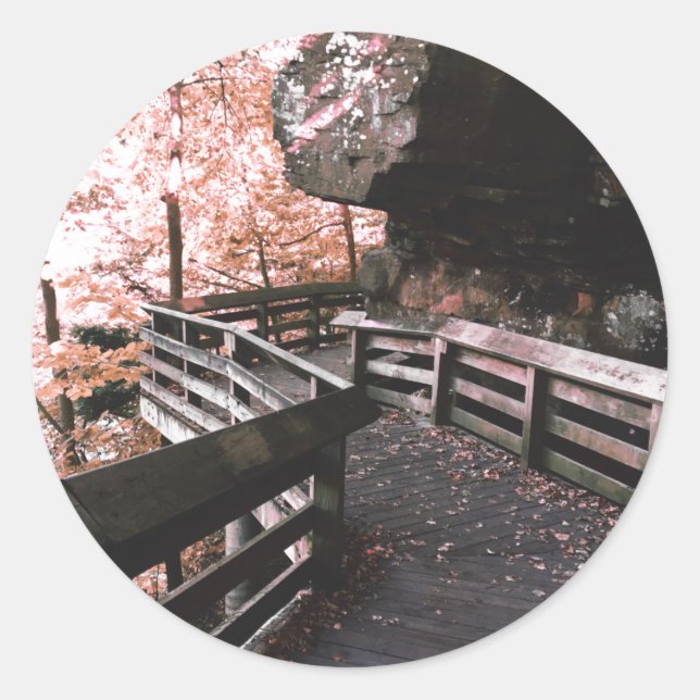 brandywine boardwalk classic round sticker (Front)