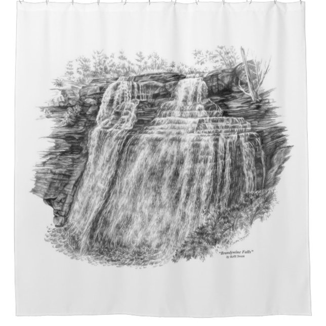 Brandywine Falls (CVNP) Shower Curtain (Front)